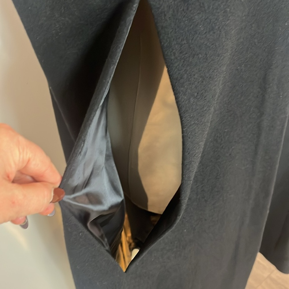Malene Birger Graziano Black Wool Cape - Picture 8 of 17